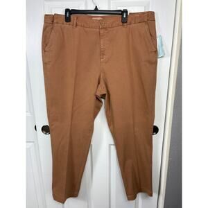 NEW Coldwater Creek Women's Light Brown Pants Plus size 20W Casual five Pockets